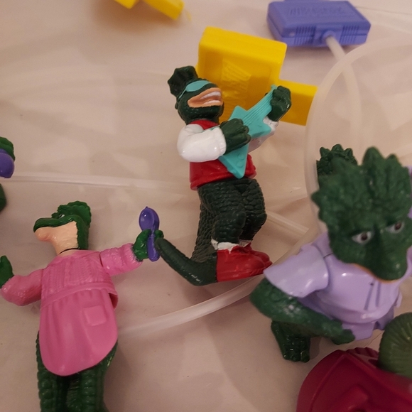 Vintage 1990's Show Dinosaur Jim Henson Disney MacDonald's Happy Meal Toys LOT - Picture 4 of 10